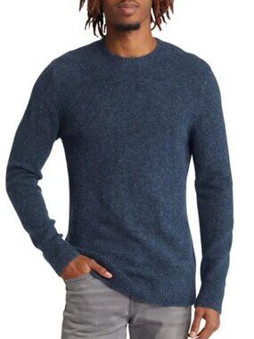 Rails Beckson Heather Blue Crewneck Wool Alpaca Sweater